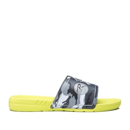 Supra Locker Camouflage/ Gul Badesandaler Dame [NO-4-G803]